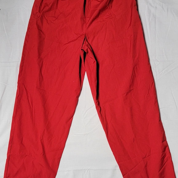 Red Drawstring Pants - Picture 2 of 10